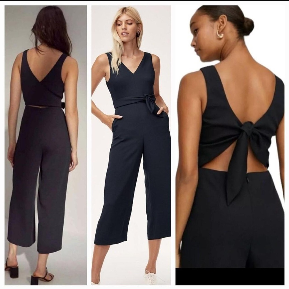 Wilfred Black Ecoulement Jumpsuit Size 4